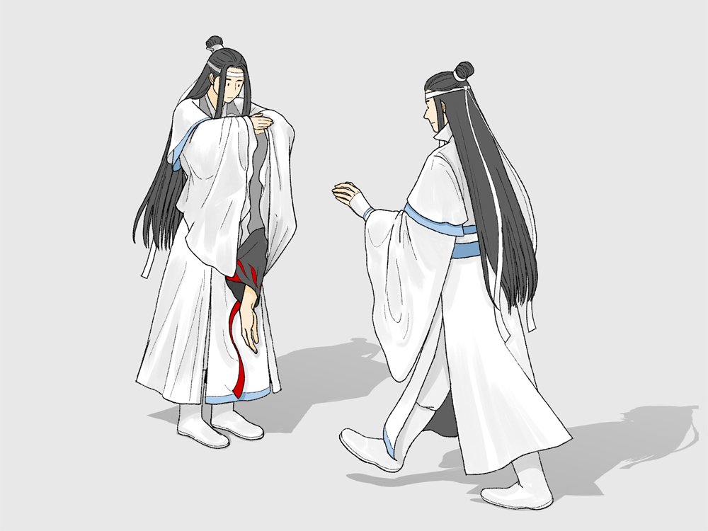 「魔道祖師アニメ 7話望んでいないけどやっちゃう藍忘機#魔道祖師 #MDZS 」|non公子のイラスト