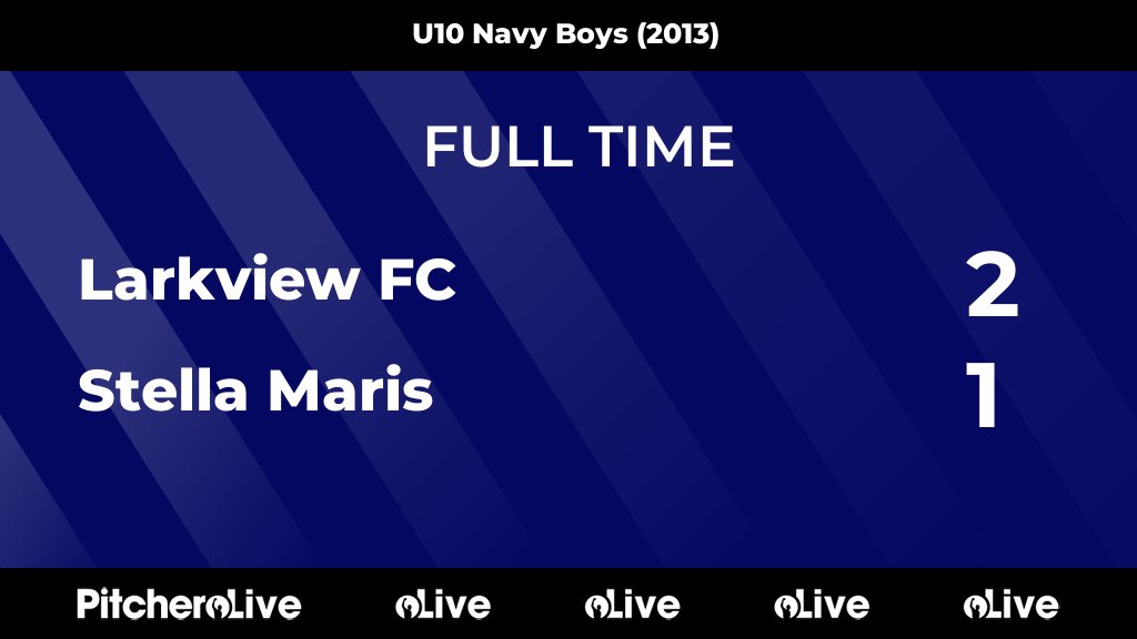LarkviewsFC's tweet photo. FULL TIME: Larkview FC 2 - 1 Stella Maris
#LARSTE #Pitchero
https://t.co/t9qjdqVxNv https://t.co/YtERozbOEo