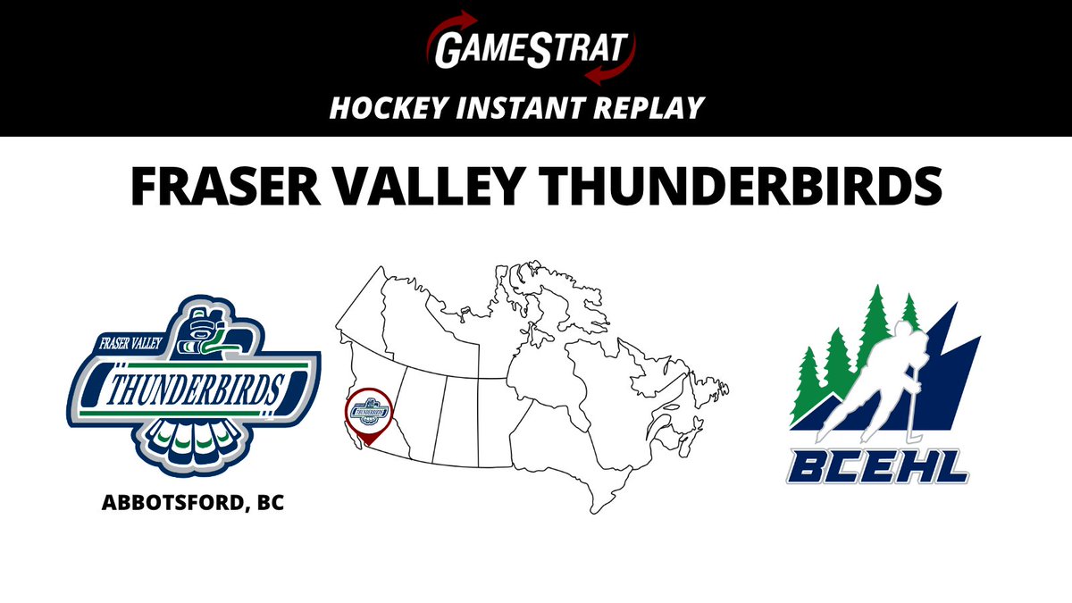 GameStratReplay's tweet photo. We are excited to be working with the Fraser Valley Thunderbirds this season! 🏒💯  

📍Abbotsford, BC

@FVTBirds_AAA @BCEHL @coachmcleod33 @BCHockey_Source #BenchReplay #BCEHL https://t.co/i5xyQU8sez