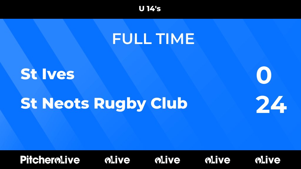 FULL TIME: St Ives 0 - 24 St Neots Rugby Club
#STISTN #Pitchero
stneotsrugbyclub.com/teams/255690/m…
