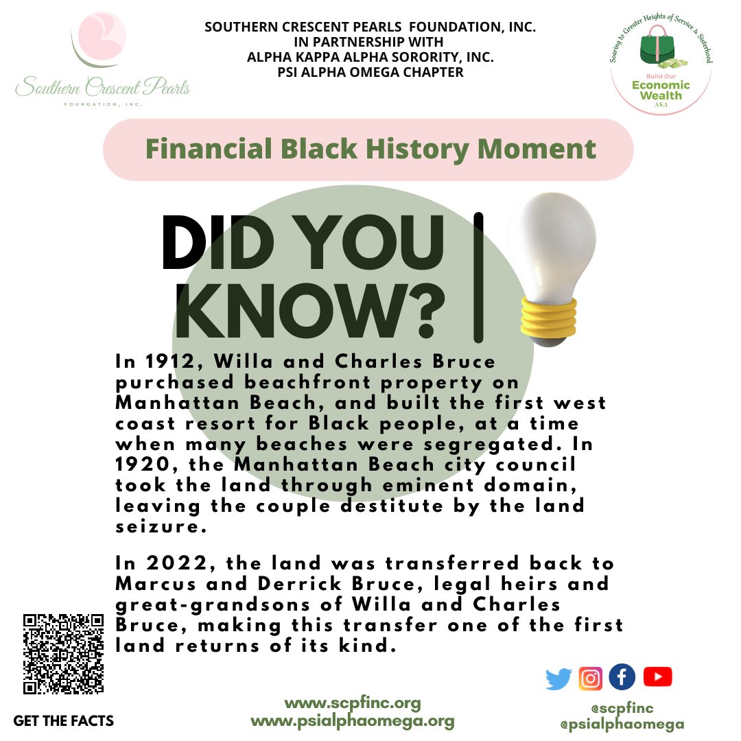PsiAlphaOmega's tweet photo. Real Estate is one of the best ways to create Generational Wealth!
#financialwellness #generationalwealth #realestate #land #blackhistory #americanhistory #scpfinc #financialliteracy #pao https://t.co/zGkfEOUbV0