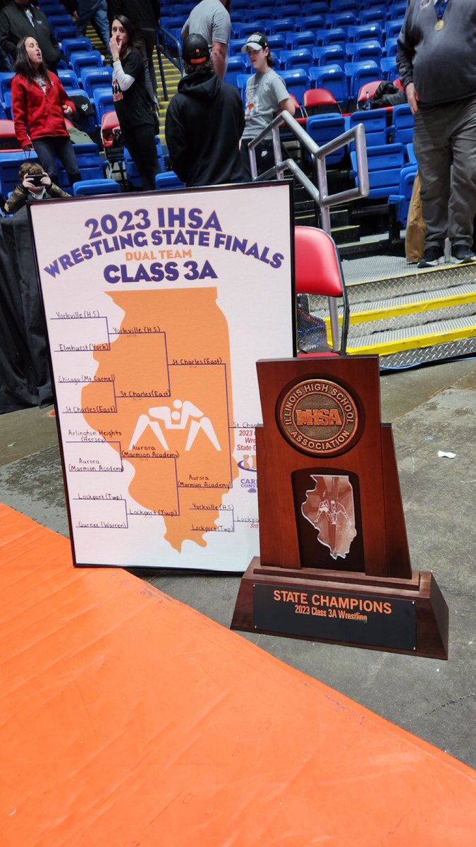 BIG Congrats to the Saints Wrestlers and <a href="/CoachJPotter/">Jason Potter</a> on their epic State Championship!