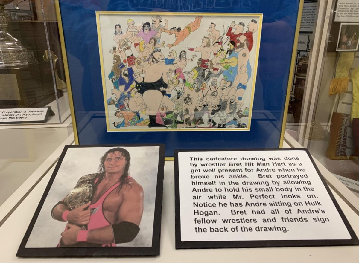 Allan on Twitter "André the Giant received a present from Bret Hart