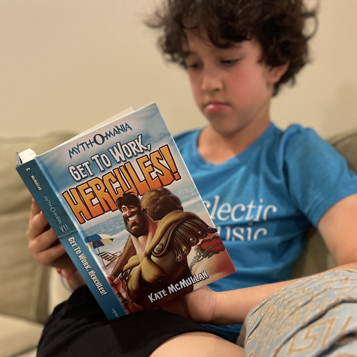 Run (a marathon) don’t walk to check out these Myth-o-Mania books from author @KateMcmullan1 

Thank you so much for donating these books to our VHE library and giving our students another reason to fall in love with Greek mythology! 

#virginiahighlandelementary #vhelibrary