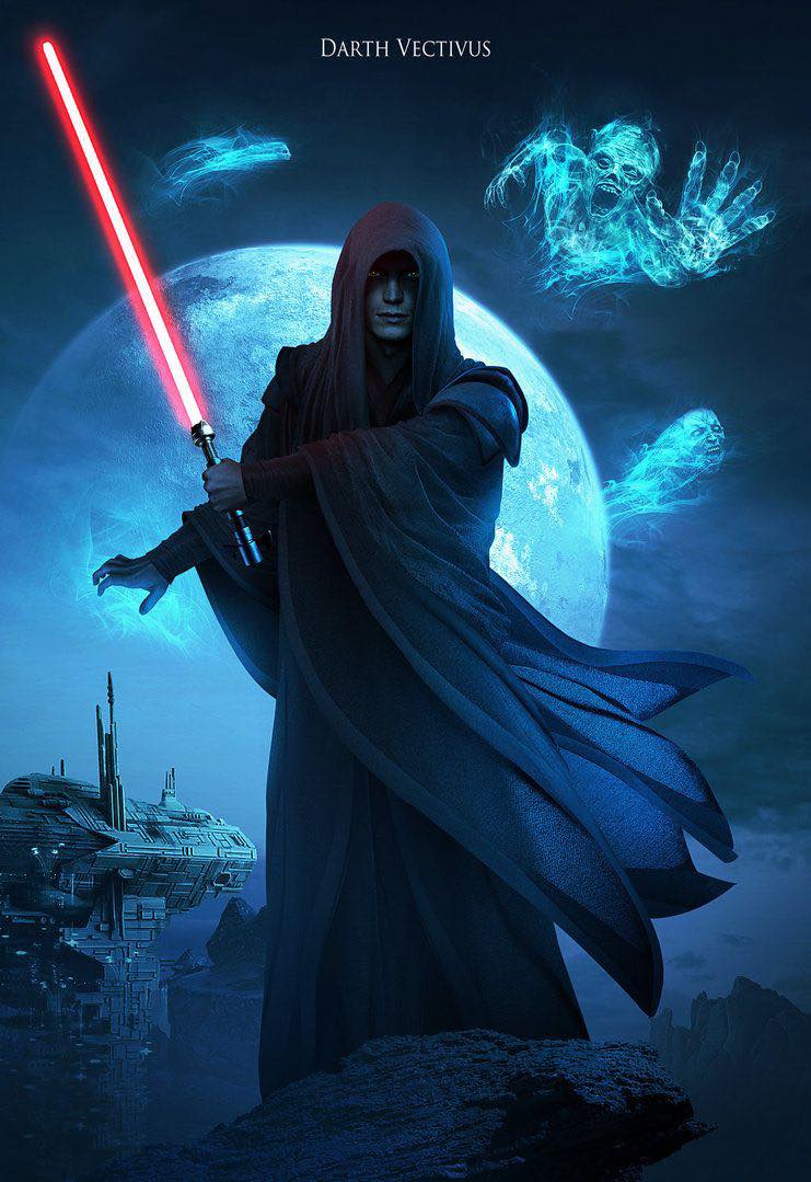 DarthTragedy's tweet photo. Darth Vectivus, a powerful business man and Sith Lord. #DarthVectivus #StarWars https://t.co/R6vLsbxyu2