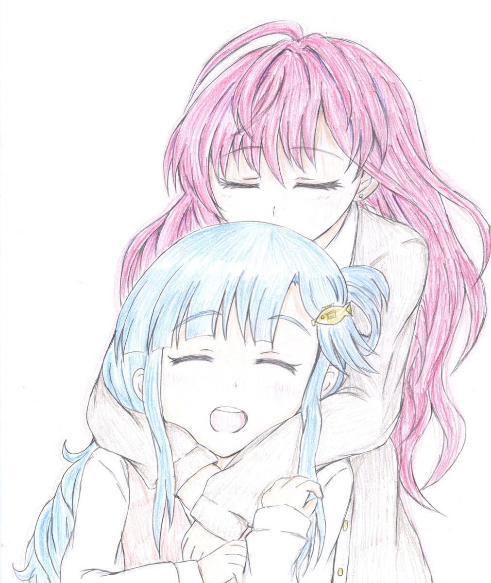一ノ瀬志希 「七海ちゃんの髪をクンカクンカする志希ちゃんセブワンイベントで見たい! 」|Mikazeのイラスト