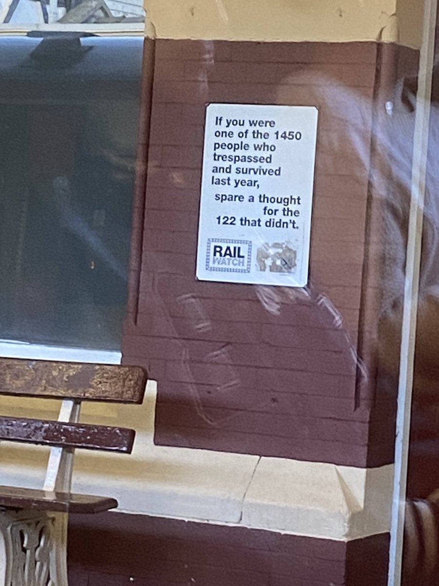 noneedforgreed's tweet photo. Think too of the 122 drivers who discovered trespassers and unable to stop in time, along with the contractors who recover possessions among the destruction created by 400Tonne trains moving at running speed. 122 grieving families too. #RailWatch https://t.co/fmxkf0F7l9