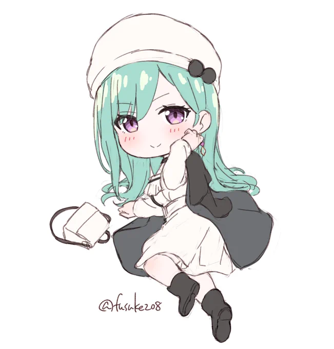 ちびべに様のラフ 
