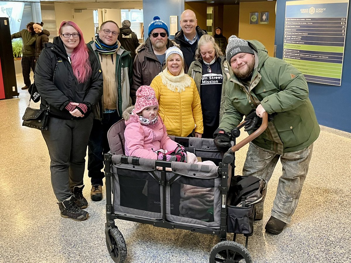 jamiewestndp's tweet photo. I joined Kim Kmit’s @SteelworkersCA team again this year for the #CNOTY walk.

Sudbury raised  $120,000, for the #ColdestNightOfTheYear, but it’s not just a walk in the Park for the homeless! Ontario needs more funding, programs and support to help prevent and end homelessness! https://t.co/dExbEOAc7h