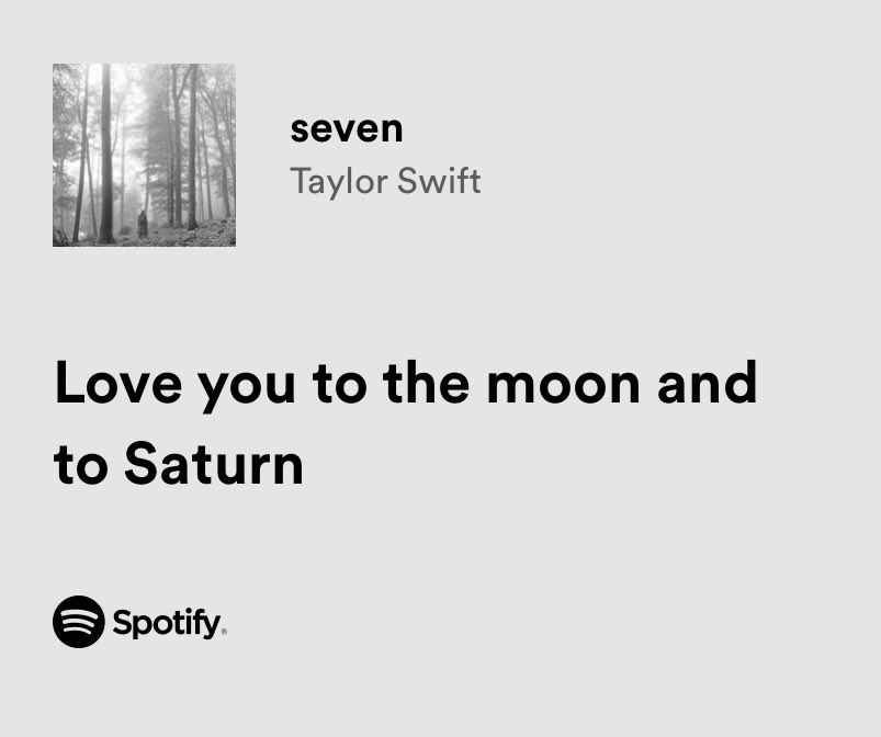 taylor swift / seven