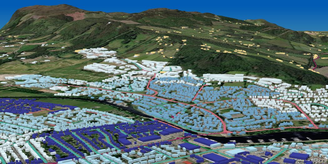 DrMalcolmMorgan's tweet image. The @ons team & @bothness seriously raised the bar with beautiful dasymetric maps in ons.gov.uk/census/maps
In a project for @SustransScot we needed to push the #dataviz even further. So I give you 3D dasymetric maps!
#opensource & serverless thanks to @maplibre & @protomaps