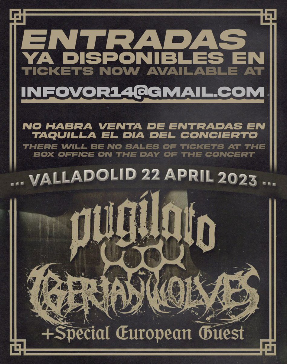 DAlphaHispania's tweet photo. Que no os engañen los envidiosos. Claro que va a haber concierto.Las entradas están a la venta, el correo echando humo.Tenemos sala, equipo, técnico…y como no, haters muertos de rabia que les encantaría poder asistir pero ese día seguirán rabiando desde la cama
@Albertopugilat https://t.co/xPzgNvrdUX