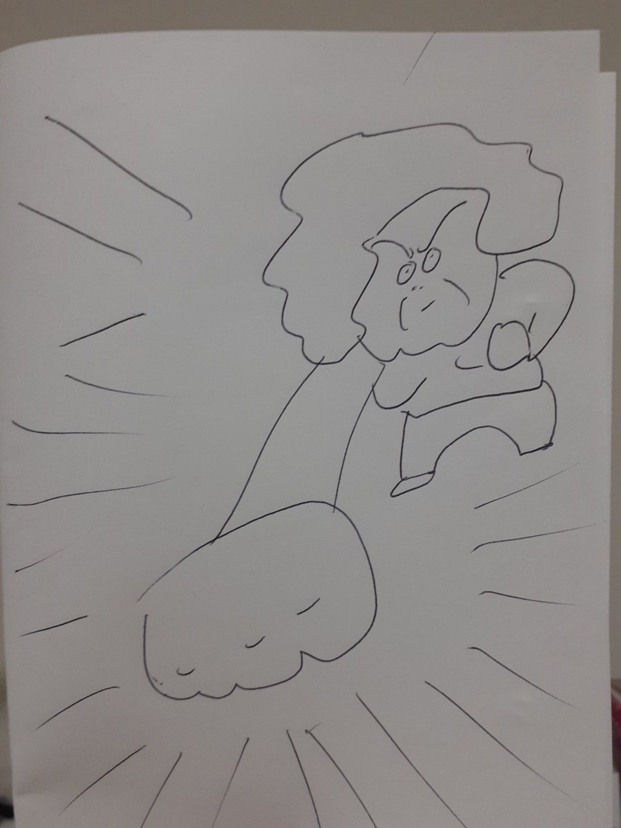 拳で解決しようとしてくる拳おばさん