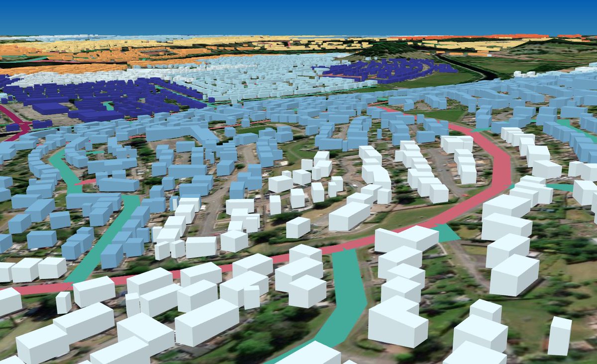 DrMalcolmMorgan's tweet image. The @ons team & @bothness seriously raised the bar with beautiful dasymetric maps in ons.gov.uk/census/maps
In a project for @SustransScot we needed to push the #dataviz even further. So I give you 3D dasymetric maps!
#opensource & serverless thanks to @maplibre & @protomaps