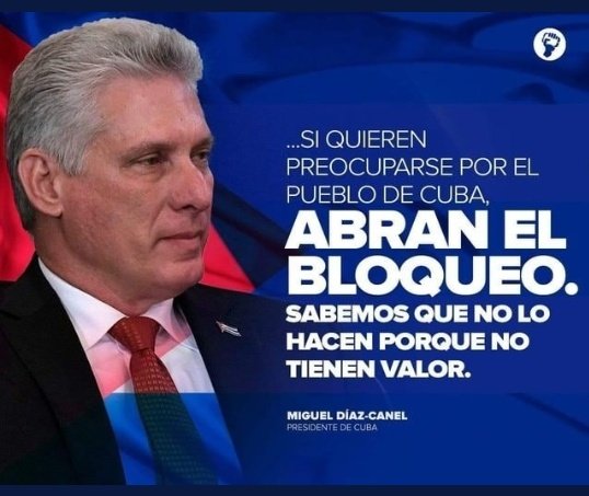 <a href="/DiazCanelB/">Miguel Díaz-Canel Bermúdez</a> Un pueblo Bloqueado donde el amor por su gente es fundamental, donde muchos dedican su inteligencia y consagración a la investigación para ayudar y aliviar los enfermos, un logro más en mi país el resultado de nuestros hermanos de la ciencia #MejorEsPosible