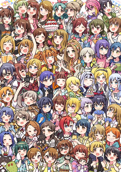 ミリオンライブ10周年おめでとう!!!!!!!!!! #ミリオンライブ祝10周年 #心ひとつミリオンライブ 