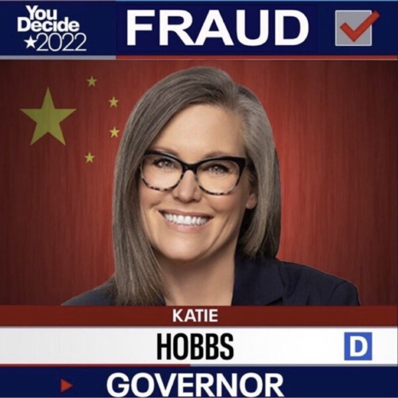 ben_kew's tweet photo. #ArrestKatieHobbs is trending because apparently she and other high-ranking officials have been taking bribes from Chapo Guzman and the Sinaloa drug cartel. https://t.co/mIYLVhO3gl