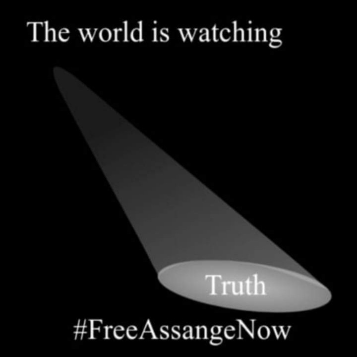 #FreeAssange 
#TruthMatters 
#StandTogether 
#GetLoud 
 #WeAreAllAssange