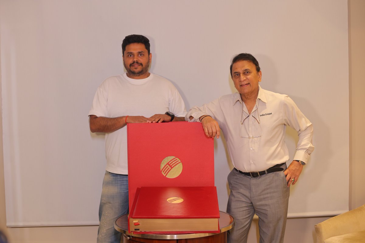 amitbhagchandka's tweet photo. With the original ‘little master’ of World Cricket.
#SunilGavaskar #Thisisopus #83opus @opusindia_ https://t.co/T9Rsrs75es