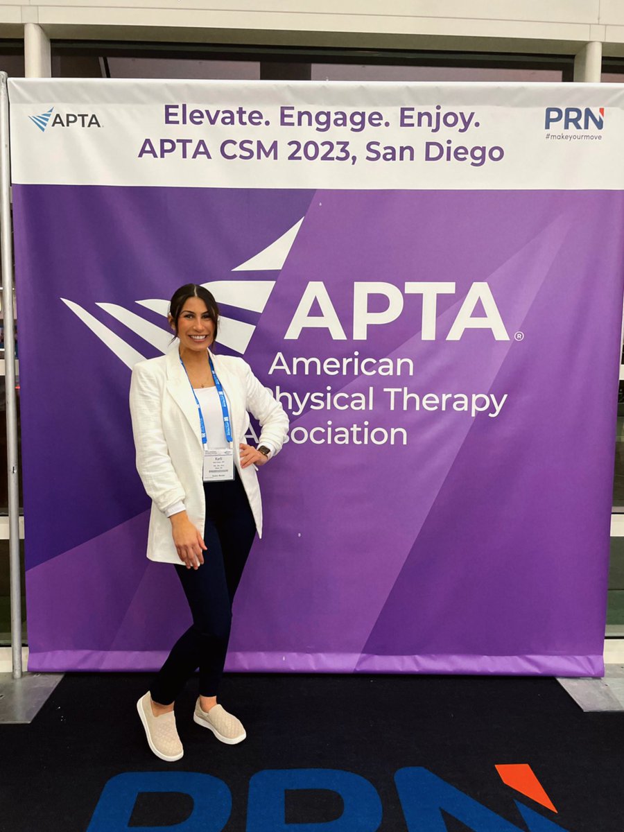 FoscoKarli's tweet image. My 1st #APTACSM in the books! Thankful for the knowledge I’ve learned from sessions and the people I got to meet and see again! I enjoyed getting to listen and talk to others who are passionate about this profession just like me! Thank you San Diego and #APTA for a good time!