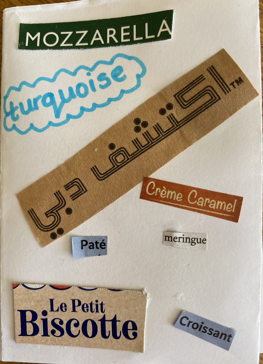 KarenScilt's tweet image. #frenchweek Lidl. Not one to miss an opportunity to add to the #languagepassport. 📕🌎Remember languages are all around us! 👀🔍🥰#languagedetectives #zinemaking #multilingualism #multilingualapproaches @dobrochnafutro