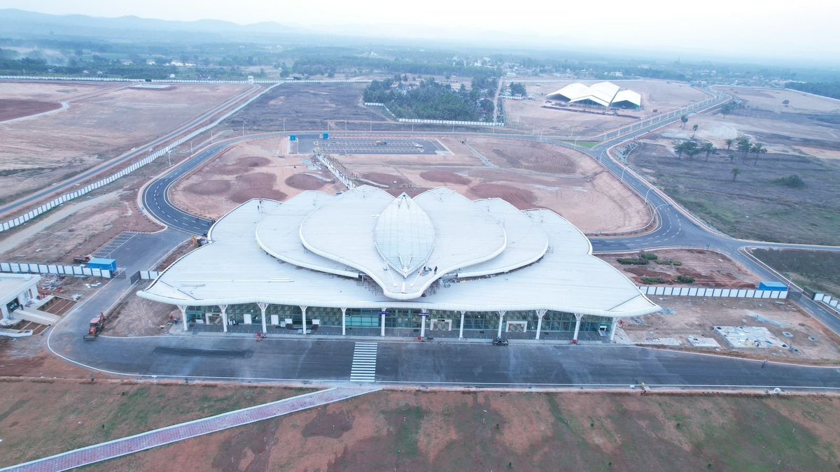 This is new terminal building of #ShivamoggaAirport which will be inaugurated by our Hon'ble PM Shri @narendramodi ji tomorrow.

Just incredible!