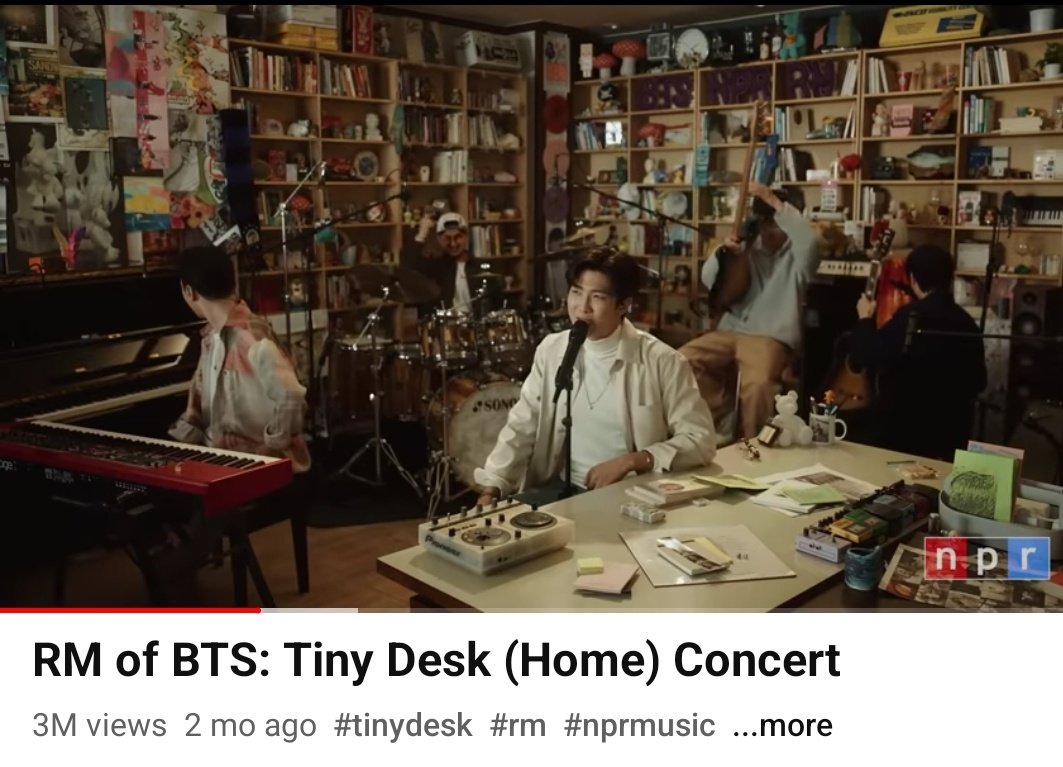 RM of BTS: Tiny Desk (Home) Concert has surpassed 3M views on YouTube.

🔗youtu.be/CKg3FV5gwMc
Don't forget to add it to your playlist 💙

#RMxBOTTEGAVENETA
#mfw2023 
RMilan Fashion Week
RM AT MFW
RM X BOTTEGA VENETA