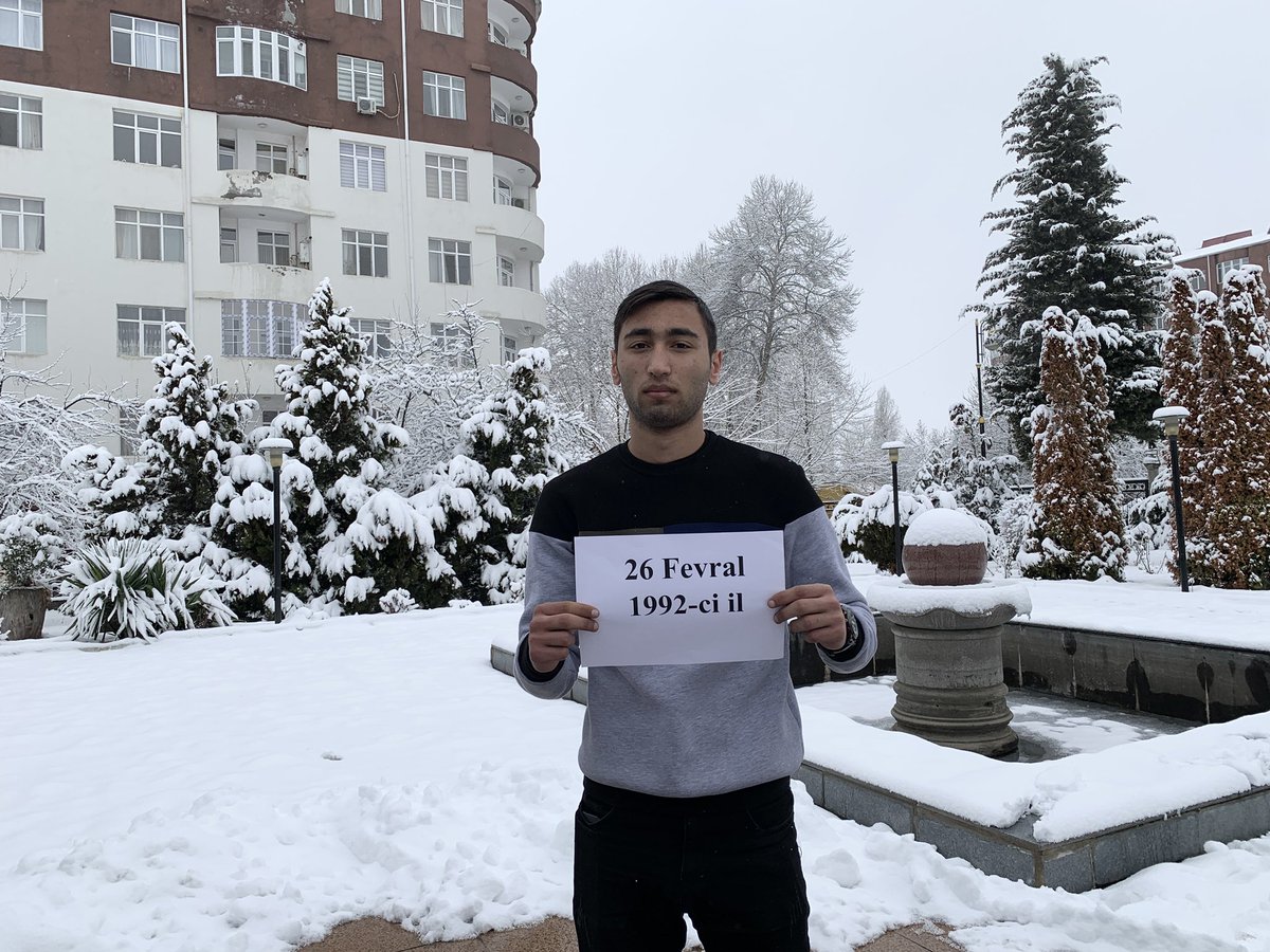 qebelegikm's tweet photo. 26 fevral 1992-ci ildə baş vermiş Xocalı hadisələrini unutmuruq, unutdurmayacağıq!
 
#AzGF #GİKM #QəbələGİKM #QəbələGəncləri #Xocalı #XocalıSoyqırımı #26Fevral #XocalıyaƏdalət
#JusticeForKhojaly #Khojaly #KhojalyGenocide #ArmenianTerror #HumanRights https://t.co/QiYgxXBYy7