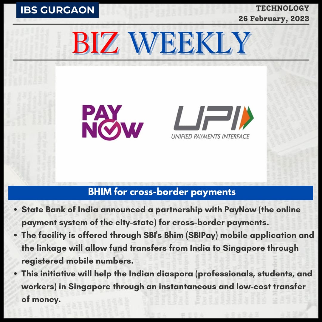 gurgaonibs's tweet photo. IBS Gurgaon presents a new episode of Biz Weekly wherein the summary of essential news articles from different sectors such as World, Business, Economy, and Technology
Follow us to learn more!!
#ICFAI #IBS #IBSGurgaon #PGPM #BizWeekly #News #World #Business #Economy #Technology https://t.co/Tca44oXoA9