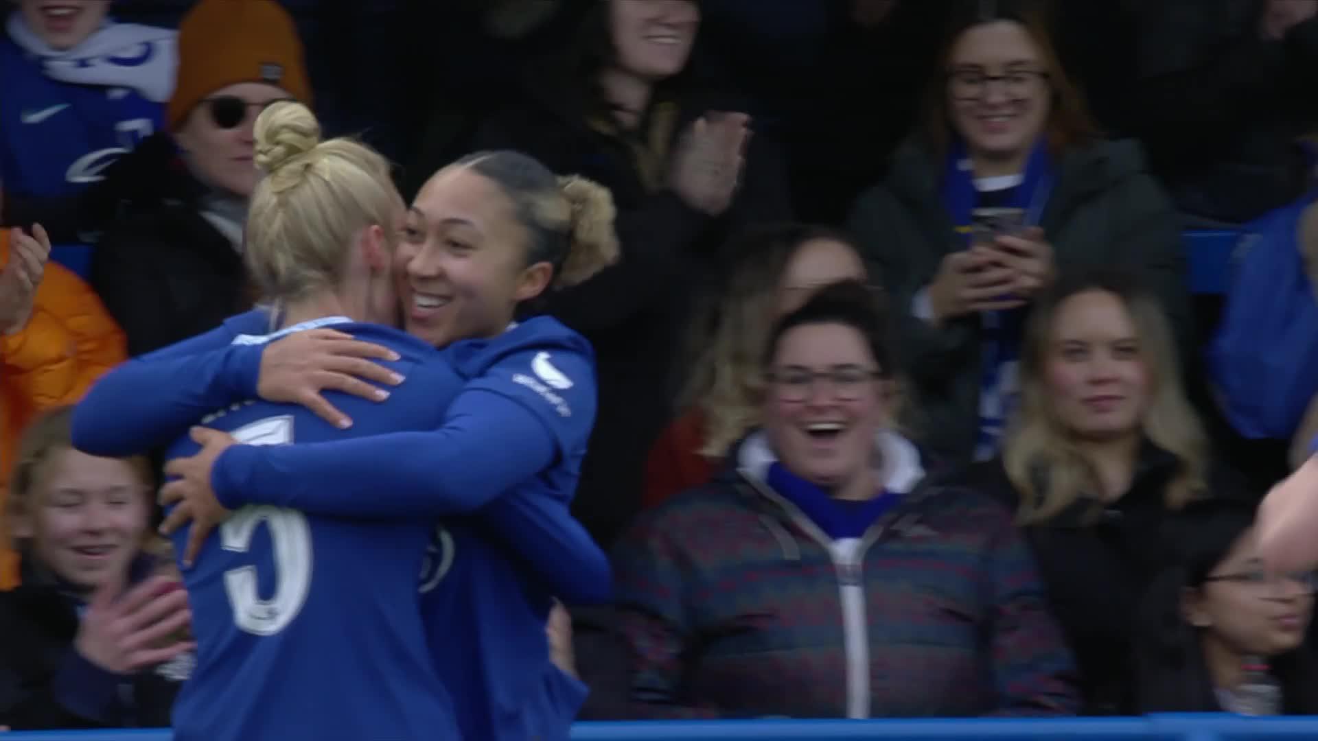 The run from @laurenjamess22 😍

And a great finish from @sophieingle01 🌟

#WomensFACup @ChelseaFCW”