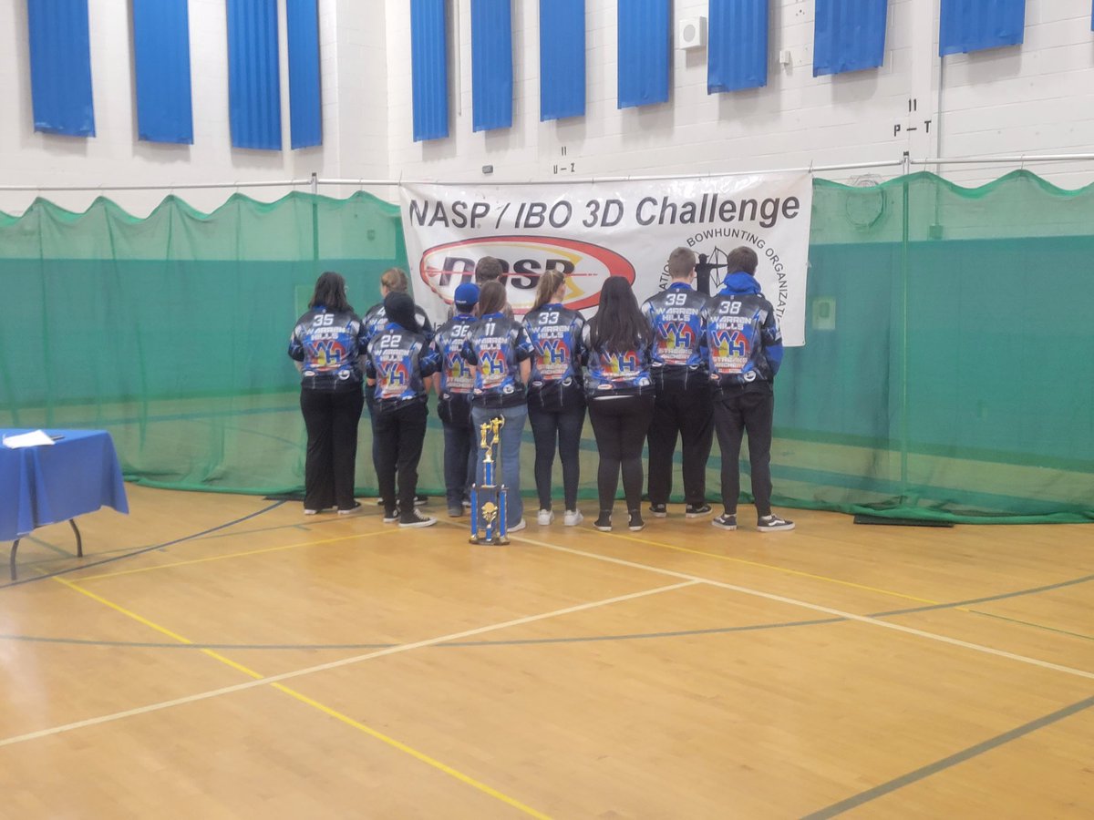 So proud of our NASP IBO Archery ss both middle and high school ss shot well today! The high school team brought home the hardware and won the team title!! <a href="/WHRHighSchool/">Warren Hills HS</a> <a href="/WHRMiddleSchool/">Warren Hills M.S.</a> <a href="/WHRSDAthletics/">WHRSD Athletics</a> @MrSmithWHHS <a href="/MrSlack4/">Mr. Slack</a>