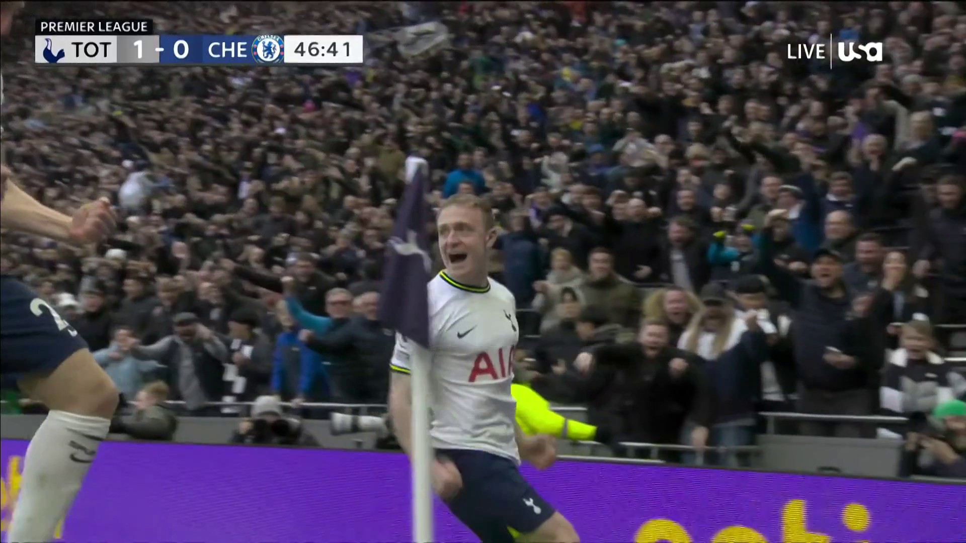 WHAT A START TO THE HALF FOR TOTTENHAM! 

📺: @USANetwork 
#MyPLMorning | #TOTCHE”