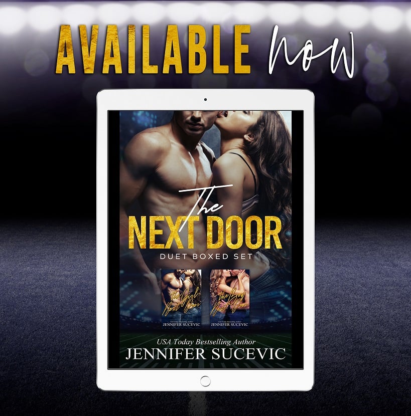 ✨ NEW RELEASE ✨

THE NEXT DOOR DUET BOXED SET by Jennifer Sucevic is NOW AVAILABLE!!

m.facebook.com/story.php?stor…

#NewRelease #BoxedSet #TheNextDoorDuet #JenniferSucevic #TheGirlNextDoor #TheBoyNextDoor @wordsmithpublic
@ReadingIsOurPas @angelhealer422