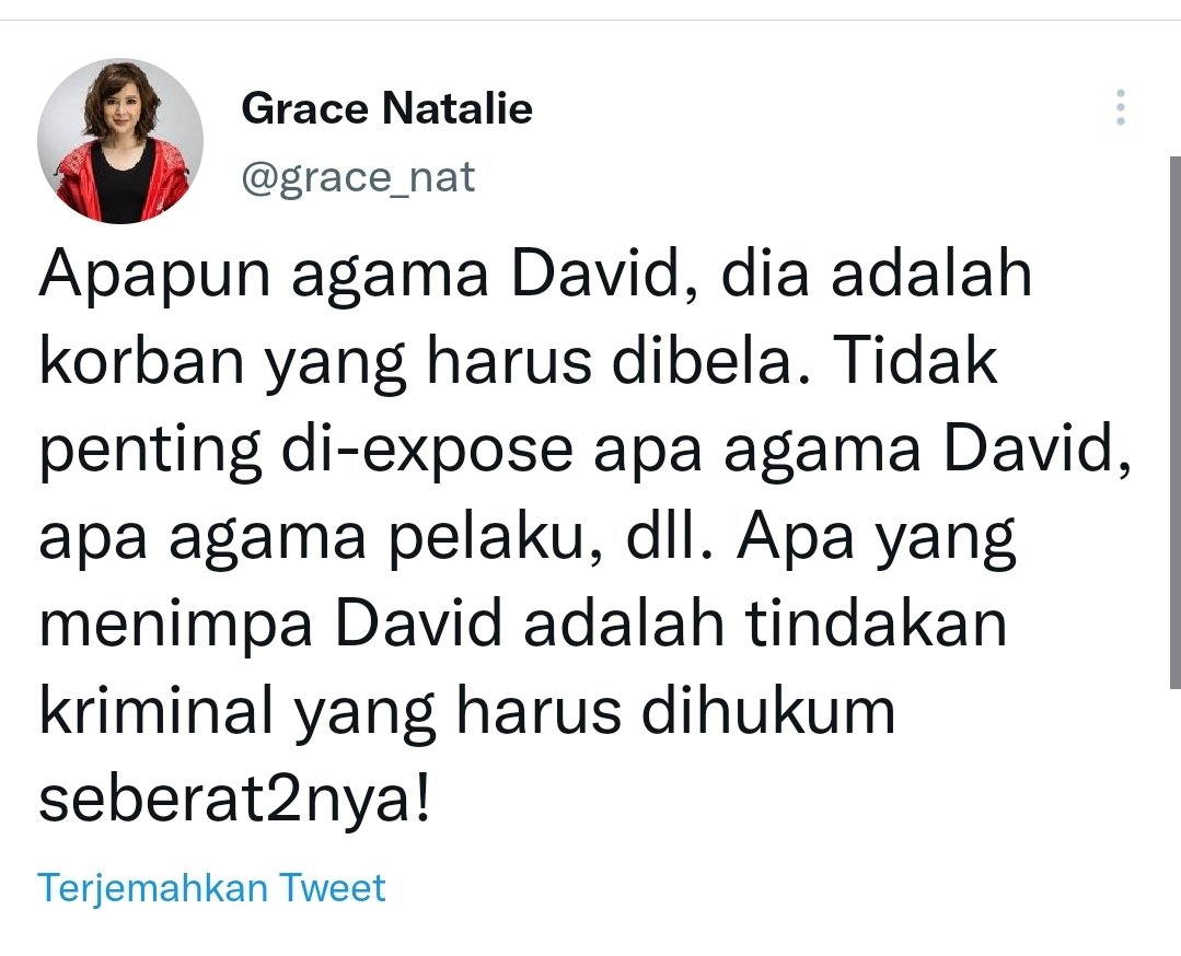 NovalAssegaf's tweet photo. Ciri khas pembuat gaduh. Tidak ada yang bahas agama David tapi dia giring ke masalah agama. https://t.co/yNgEKio115
