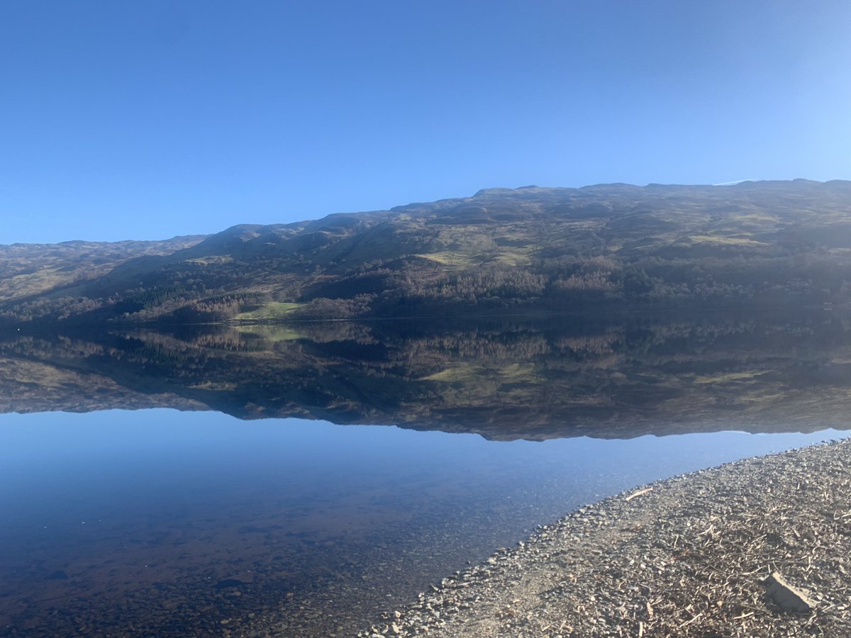 Reflections of Loch Earn.