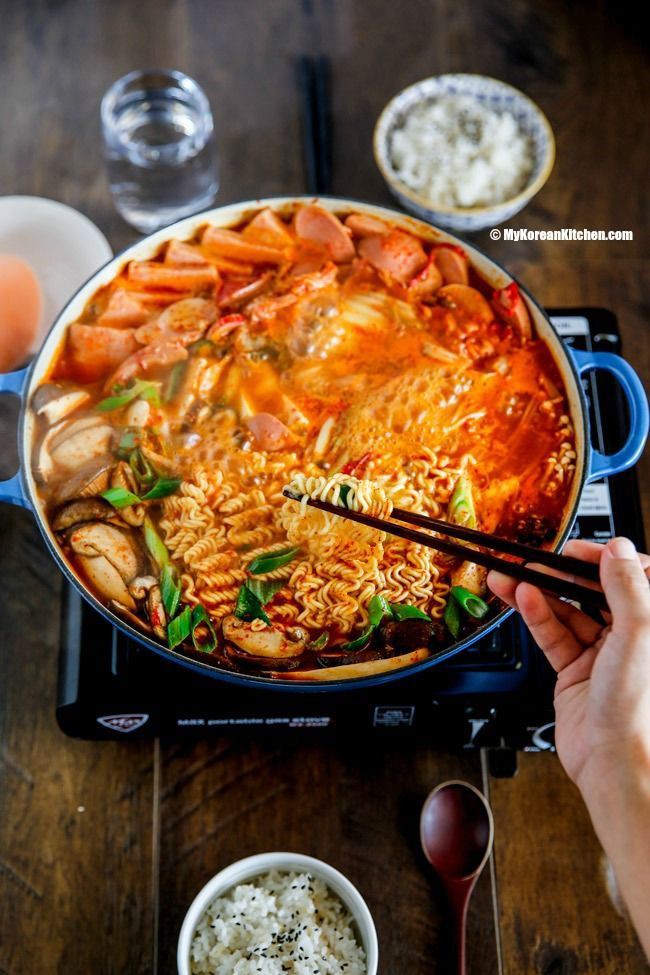 The carrier is eating army stew on her own, despite it on a stove for her to enjoy it warm. Don't even try to snatch her meal for she barely ate anything the entire day.

#OpenRP

||Mutuals only