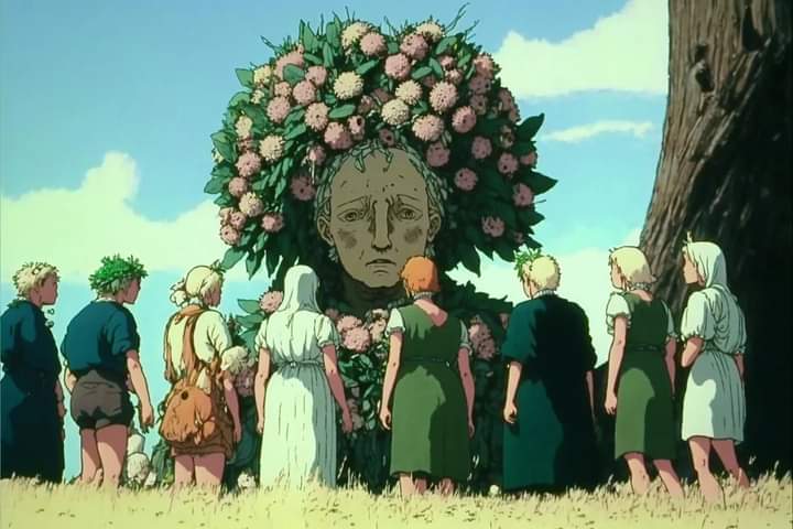 horrorlosers's tweet photo. Cómo sería MIDSOMMAR como una película de animación del estudio Ghibli. https://t.co/0N485xllYo