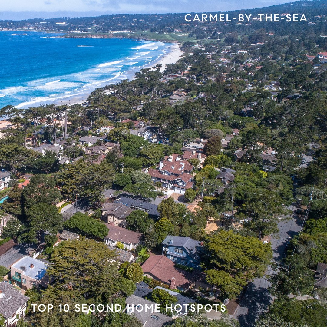 MarkBPeterson's tweet photo. Carmel-by-the-Sea is in the top 10 of Second Home Hotspots for America’s Most Affluent in the USA Wealth Report 2023 from Henley &amp; Partners. But our quiet little town is also in the top 5 for full-time residents along with Miami, Santa Barbara, West Palm Beach, and San Diego. https://t.co/QxXF2oYDME