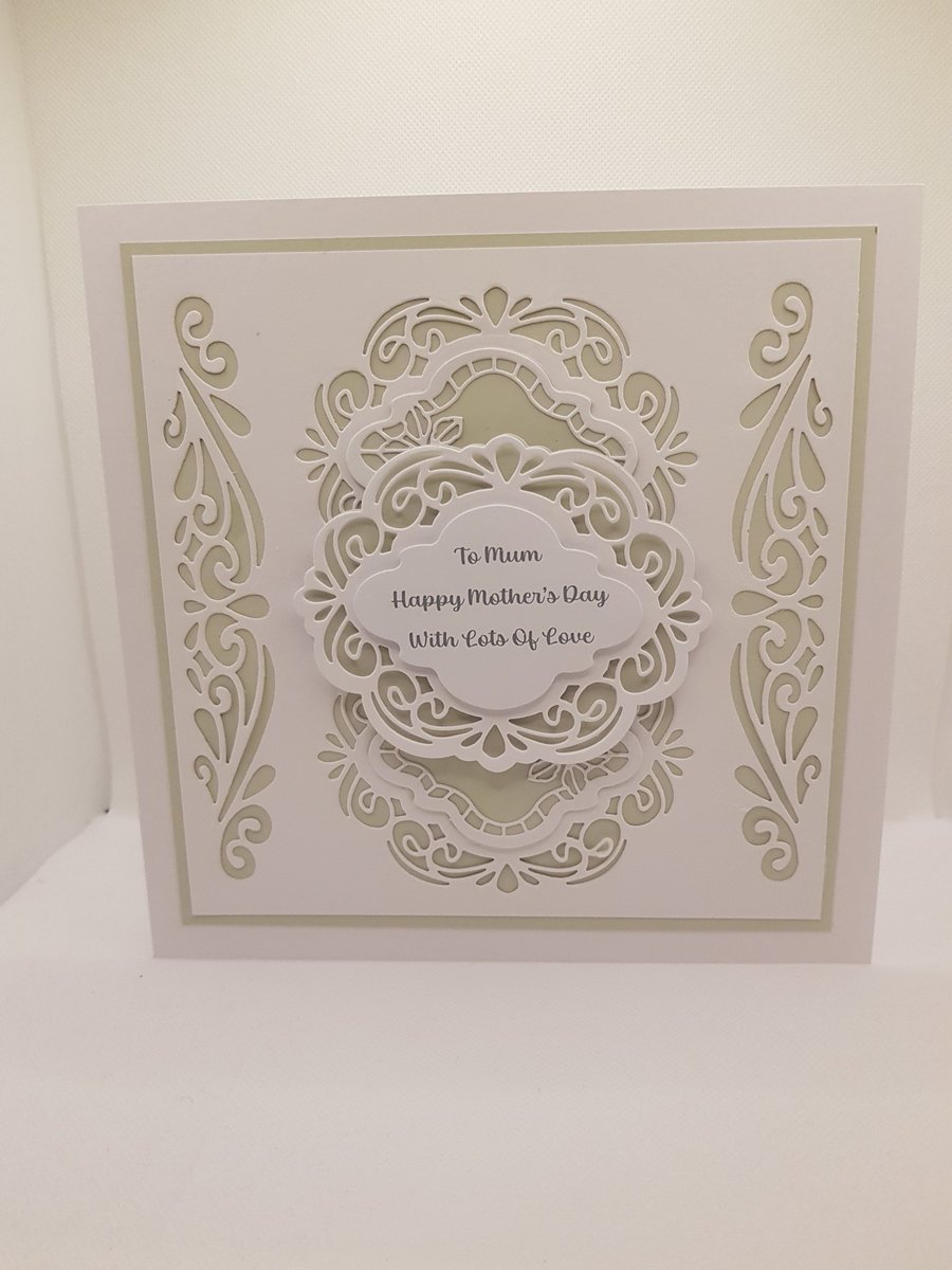 Hello 🙂, happy Sunday, today I have created this card, a clean and simple design, would be ideal for Mother's day, birthdays, weddings, anniversaries, personalized free of charge, will be added to my shops shortly. #handmadecardsuk, #etsy.com #folksyshop # #greetingcards