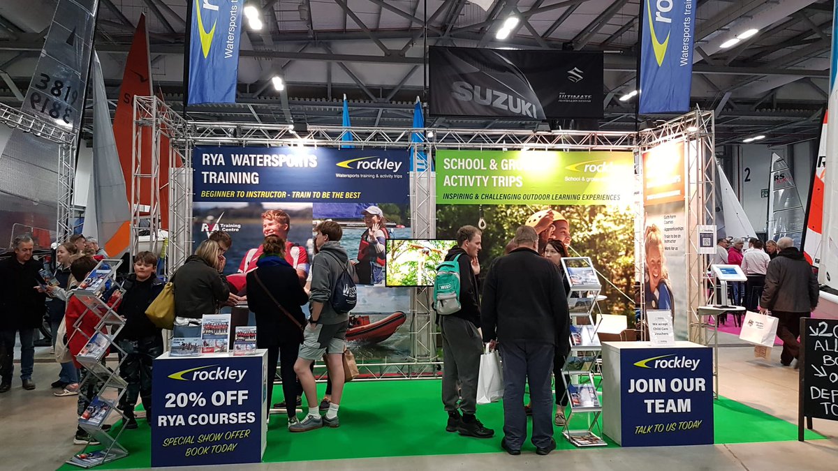 Rockley1's tweet photo. Another busy day at the @RYA Watersports and Dinghy Show! #DAWS23 https://t.co/xUKYZNrRHZ