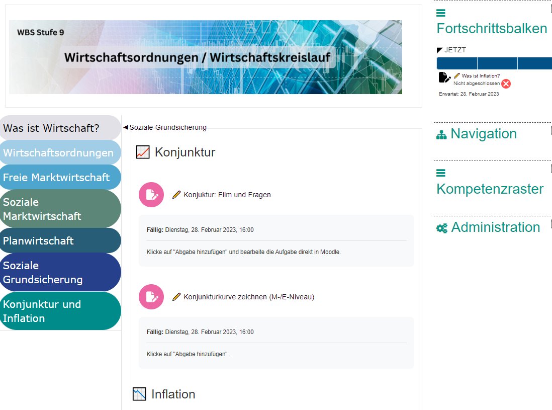 Ich versuche regelmäßig auch in der Schule m it #Moodle zu arbeiten. Mittlerweile haben wir genügend iPads und ich sehe genau, wer wie weit ist und dank <a href="/FrauSpeckner/">Frau Speckner</a> sehen die Kurs auch gut aus 😉
#twlz Nutzt ihr ein LMS in der Schule?