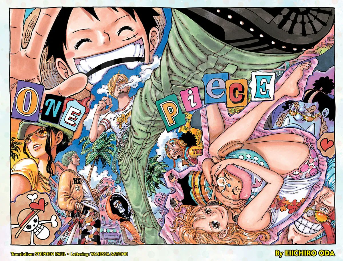 One Piece, Ch. 1,076: Danger makes strange bedfellows as the Straw Hats and CP0 team up! Read it FREE from the official source! bit.ly/3XSe1Rb