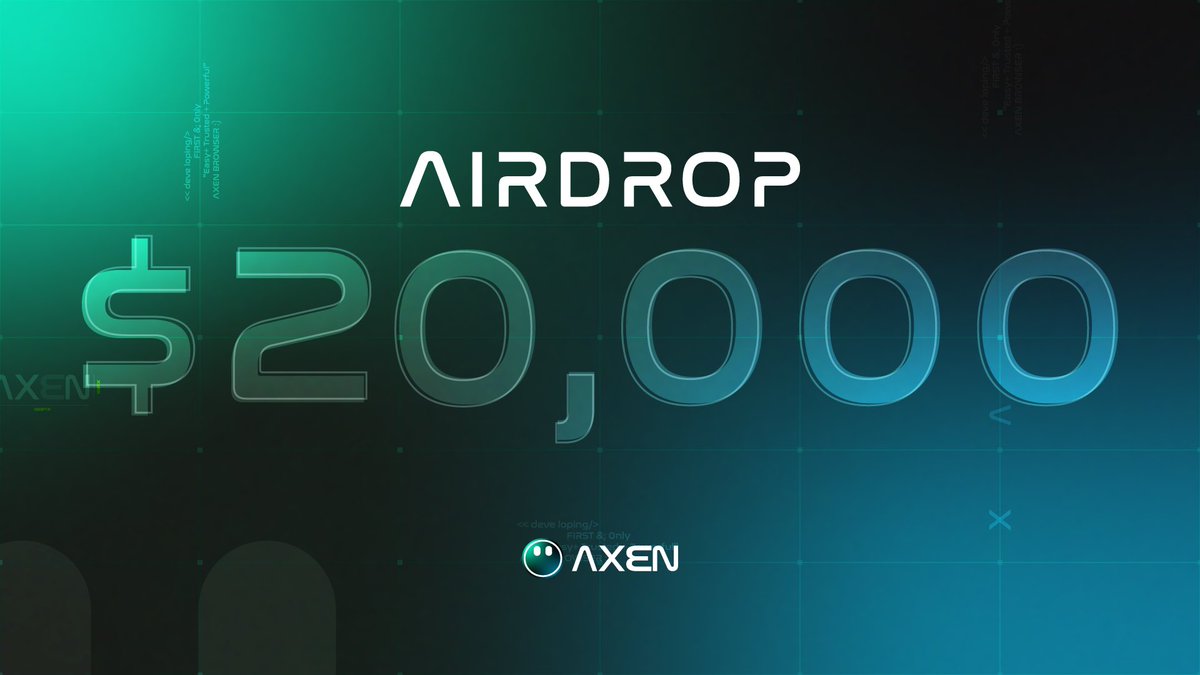We are thrilled to announce the #AxenAI #Airdrop!

🤩 Participate in the airdrop and join our adventure in advancing the #AI technology!

👉 To find out more, click on the following link: gleam.io/gBkVB/axen-ai-…

#crypto #blockchain