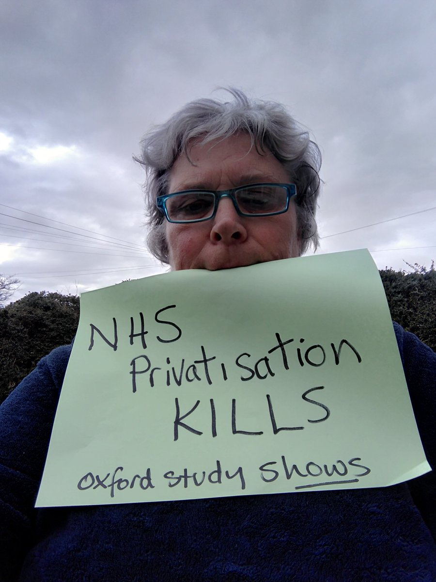 #TooManyDeaths #NHSPrivatisationKills as recent UoOxford research shows. Solidarity with @WeOwnIt @Unite @KeepOurNHSPublic demonstrating in ParliamentSq this afternoon. No to outsourcing to pricy private providers; money to frontline clinical staff.