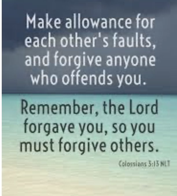TonyDungy's tweet photo. Pastor Craig’s message @GFCFlorida  was on forgiveness. Forgiveness is very difficult but it is an act of love. Healthy, loving, relationships require forgiveness on a daily basis. Trust must be earned-it can’t be granted. Forgiveness can’t be earned—it must be granted. Col 3:13 https://t.co/rQwyD6fJ69