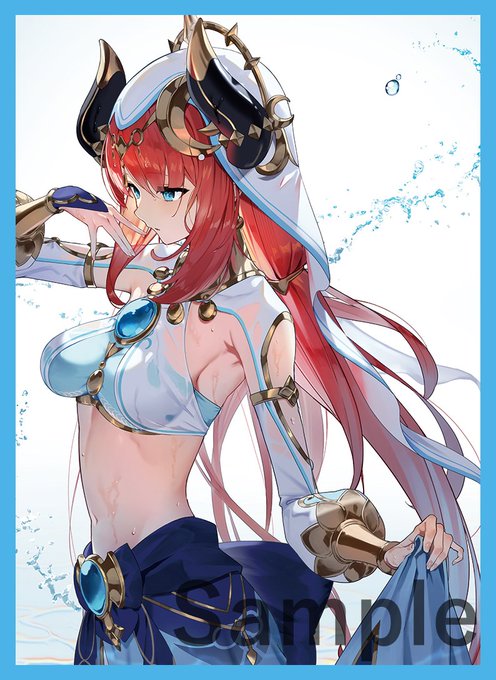 SC2023Spring/エアサンクリ 新作情報
「ニィロウ」のスリーブとプレイマットになります。イラストはスコッティ様(@Sco_ttie)になります! 