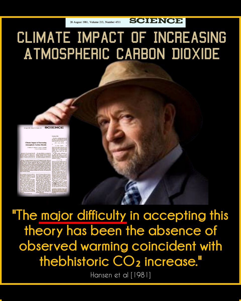 DawnTJ90's tweet photo. It doesn't matter what theory you believe in ~ if the data doesn't support your hypothesis:
AGW & CAGW is a failed hypothesis.
They know it, that's why they adjust the data to fit their failed hypothesis.
#Phlogiston ❌
#Polywater ❌
#AGW ❌
#AGWCult ✅
cc: @GeraldKutney https://t.co/G8RpjgOXca