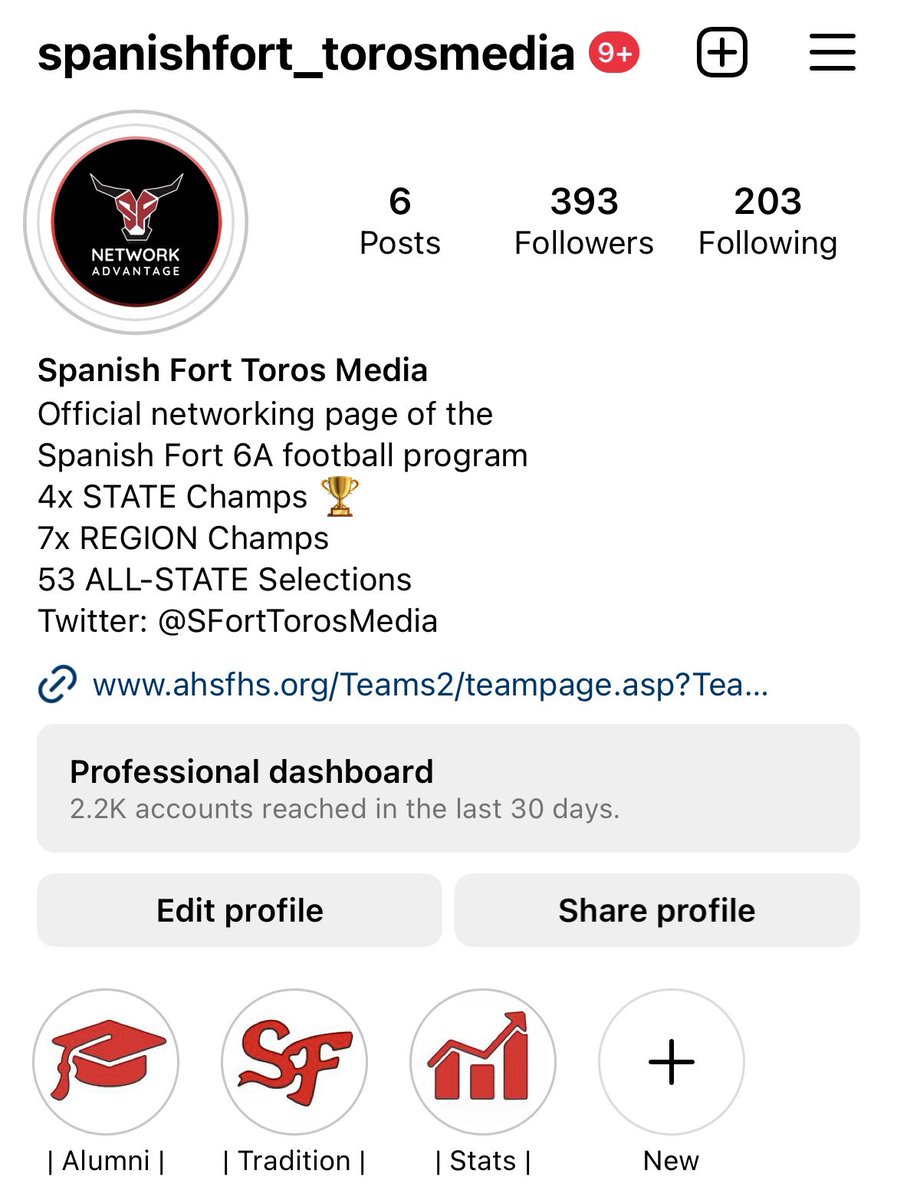 Follow us on Instagram at: spanishfort_torosmedia for everything Tradition, Alumni, Program & Recruiting related. With the “dead” period ending soon our current player “Prospect Profiles” will start being featured here & on the Gram…Stay Tuned!!! #RecruitTheHill @chasesmith2717