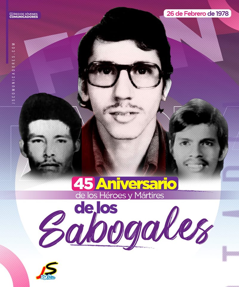 🔰la Gesta de los Sabogales donde ofrendaron su vida el Apóstol de la Unidad comandante Camilo Ortega Saavedra, Arnoldo Quant Ponce y Rito Moisés Rivera, fue el eslabón para alcanzar el triunfo de la Revolución Sandinista en 1979. ✊🔴⚫

#Nicaragua #Monimbo45PatriayPaz