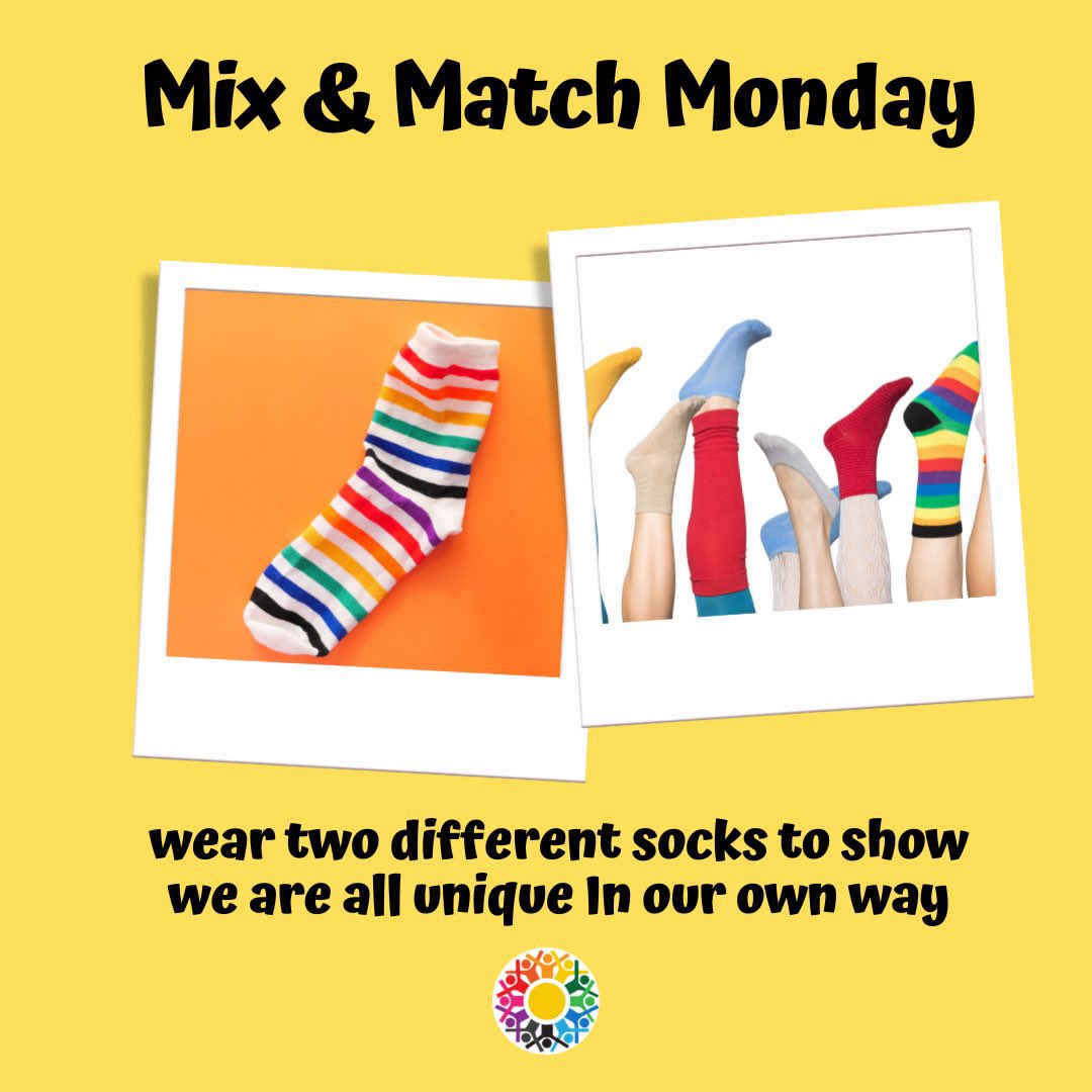 spolympicsHHS's tweet photo. Reminder!📢 Tmr we kick off #acceptanceweek2023 with Mix Match Monday! Don’t forget your change as we kick off our Penny Wars too!@hjswildcat @SLSDmcbee @SOOhio https://t.co/x6vxcJ5IRF